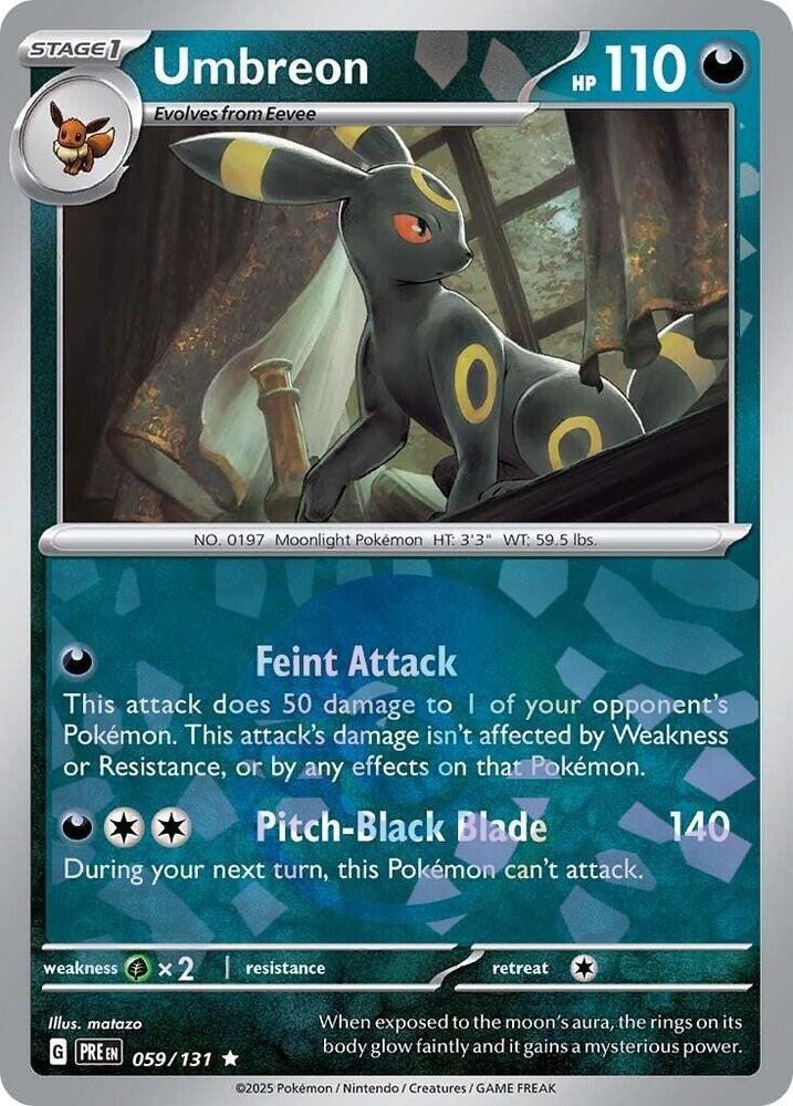 Pokemon Umbreon (Poké Ball) 59/131 Prismatic Evolutions