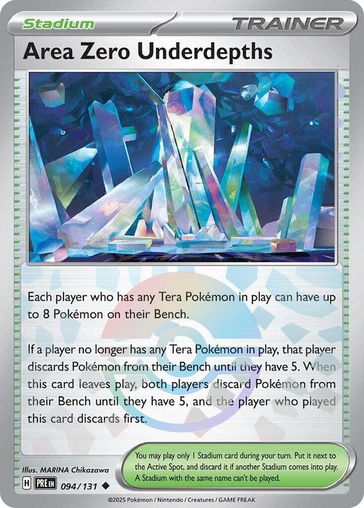 Pokemon Area Zero Underdepths (Poké Ball) 94/131 Prismatic Evolutions