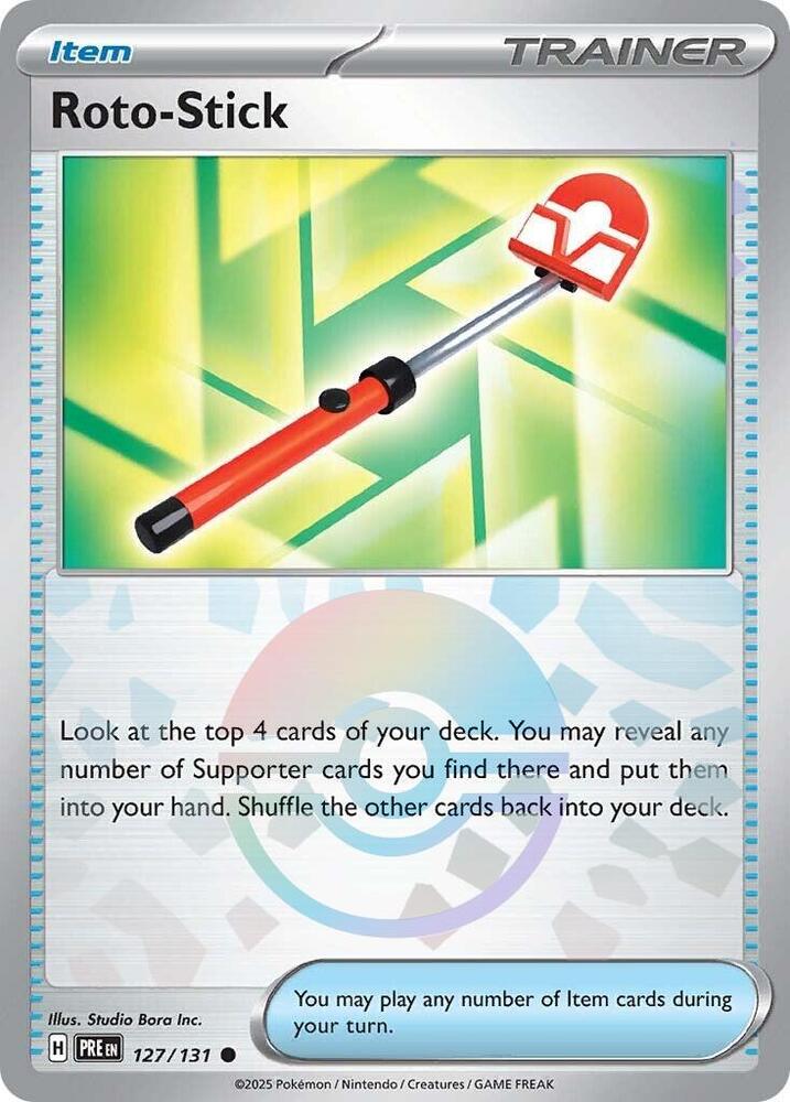 Pokemon Roto-Stick (Poké Ball) 127/131 Prismatic Evolutions