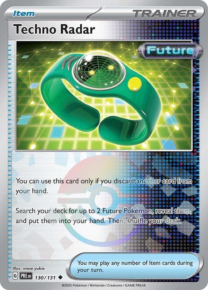 Pokemon Techno Radar (Poké Ball) 130/131 Prismatic Evolutions