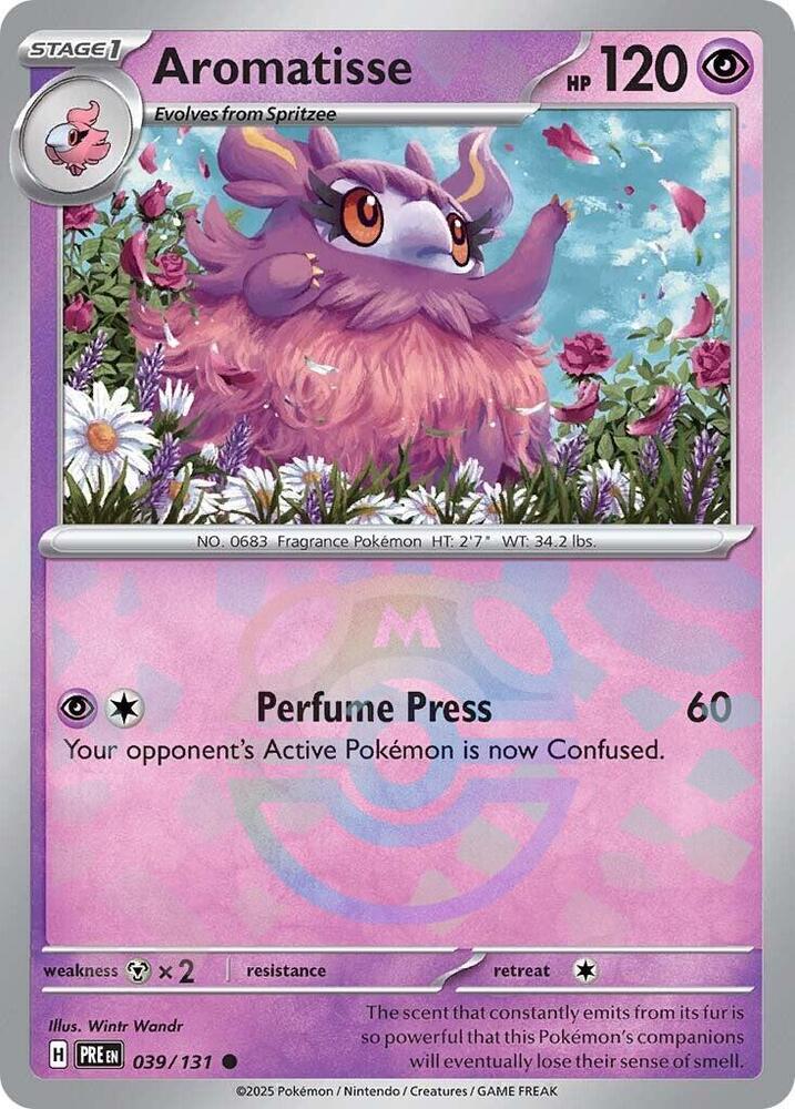 Pokemon Aromatisse (Master Ball) 39/131 Prismatic Evolutions