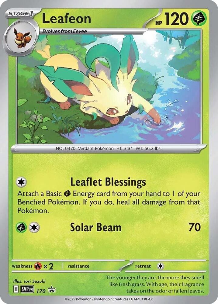 Pokemon Leafeon 170 SVP Black Star Promos