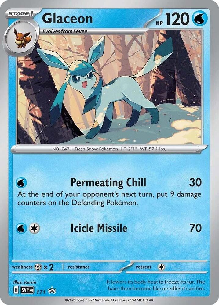 Pokemon Glaceon 171 SVP Black Star Promos
