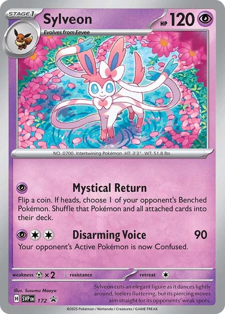Pokemon Sylveon 172 SVP Black Star Promos