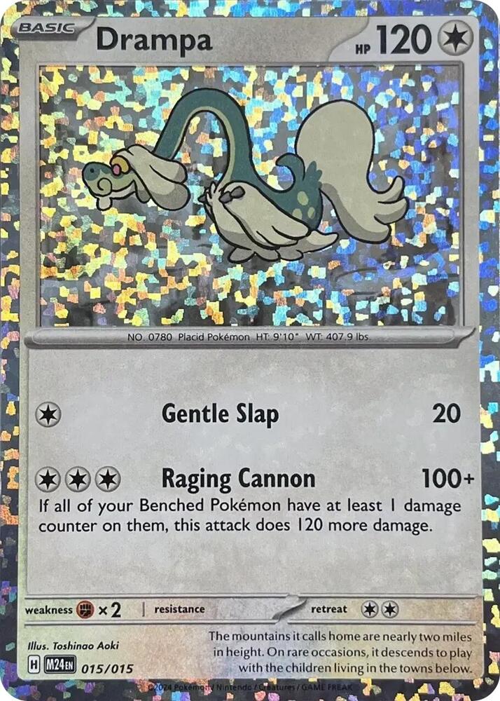 Pokemon Drampa 15/15 McDonald's Collection 2024