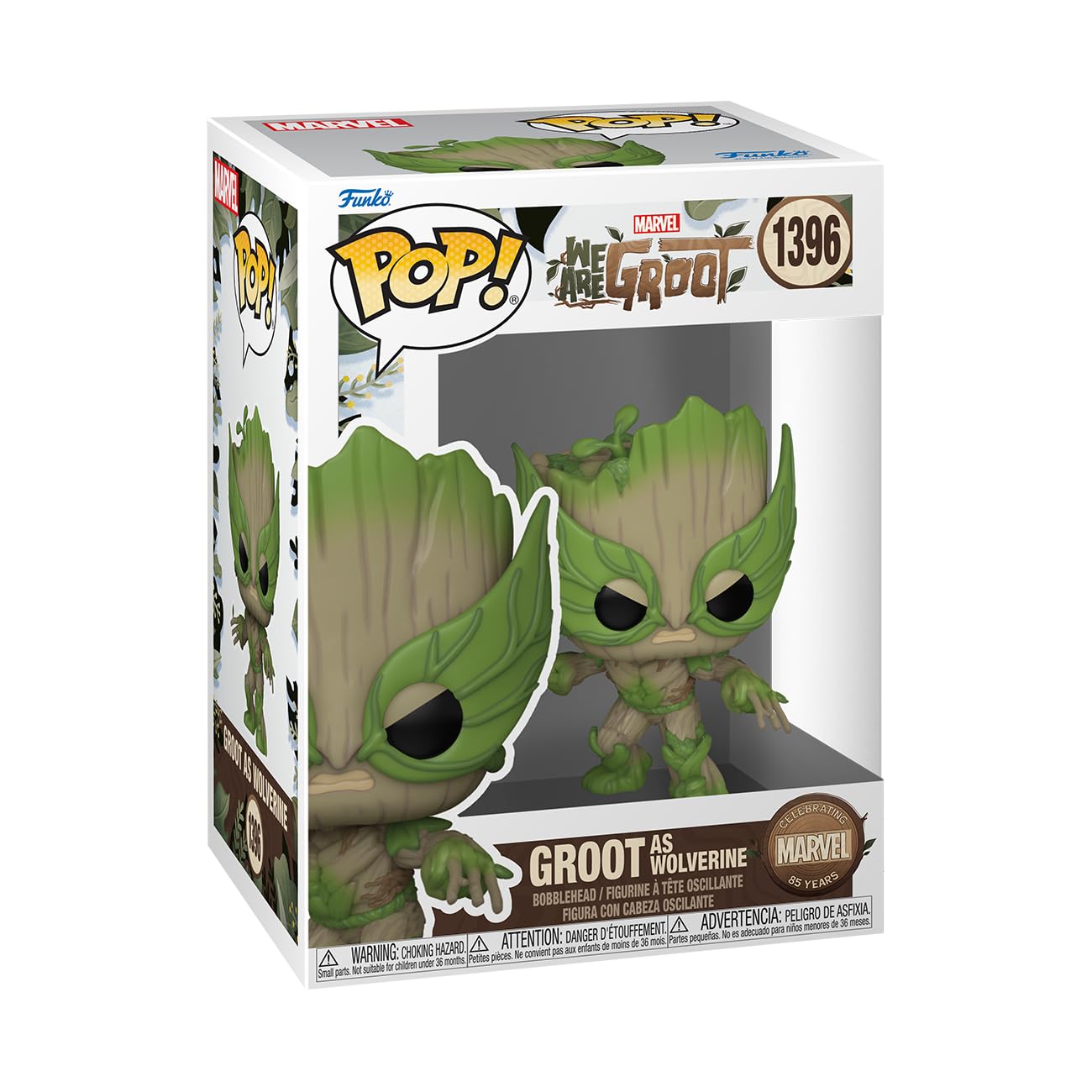 Funko Pop! Television Marvel We Are Groot Groot As Wolverine #1396