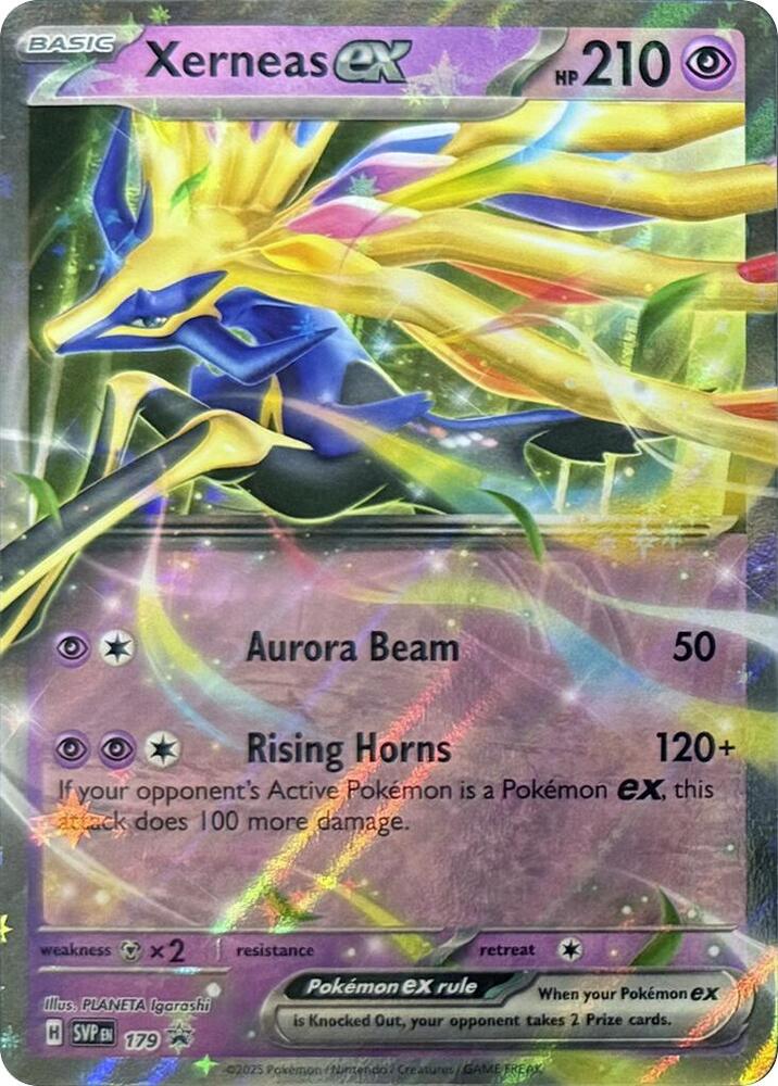 Pokemon Xerneas ex 179 SVP Black Star Promos
