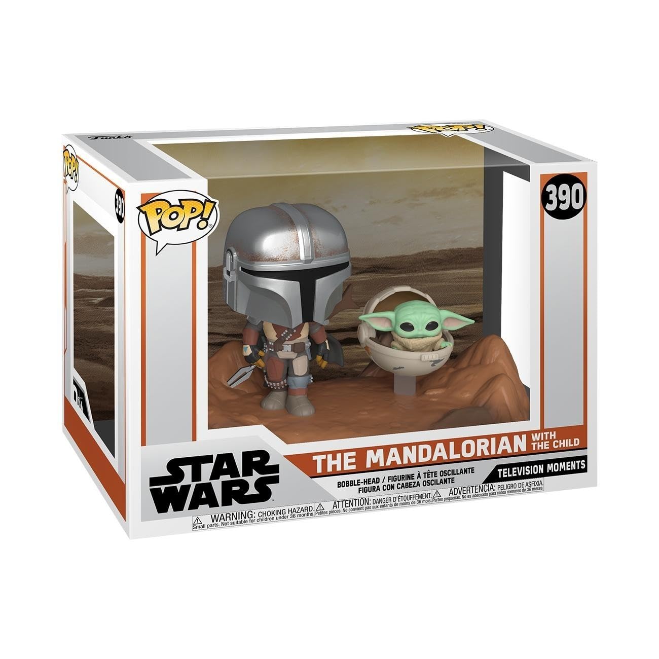 Funko Pop! Star Wars The Mandalorian With The Child #390
