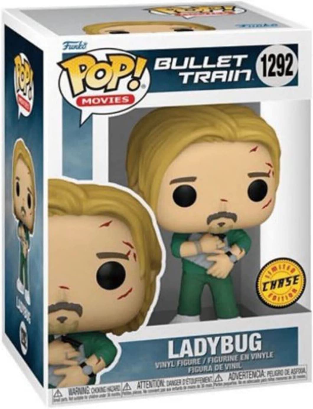 Funko Pop! Movies Bullet Train LadyBug #1292 Limited Chase