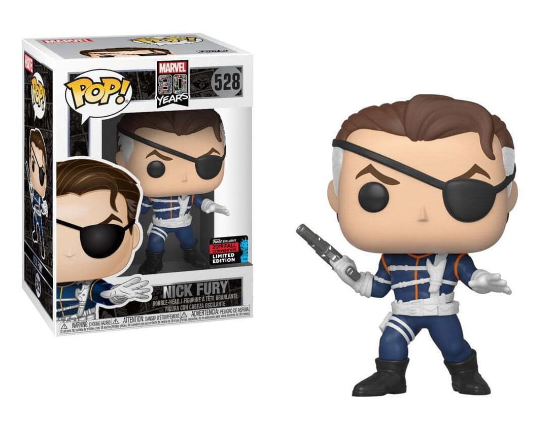 Funko Pop! Marvel 80 Year Anniversary Nick Fury Nycc 2019 Limited Edition
