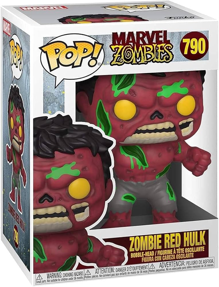 Funko Pop! Marvel Zombies Zombie Red Hulk #790