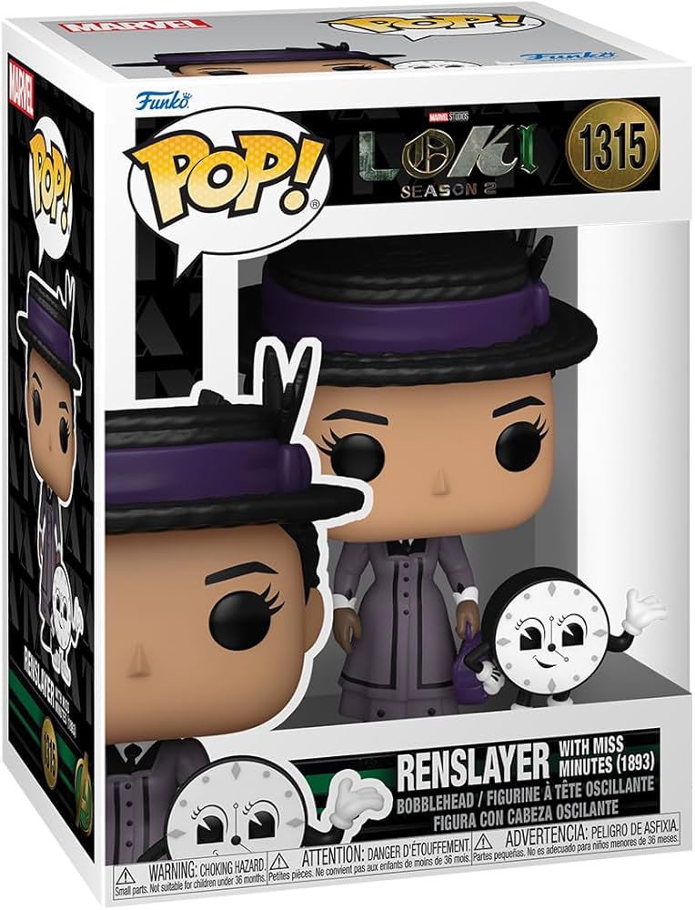 Funko Pop! Television Loki Renslayer With Miss Minutes 1893 #1315