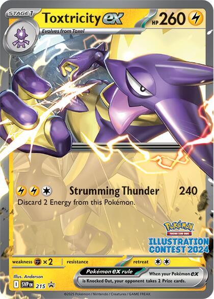 Pokemon Toxtricity ex 215 SVP Black Star Promos