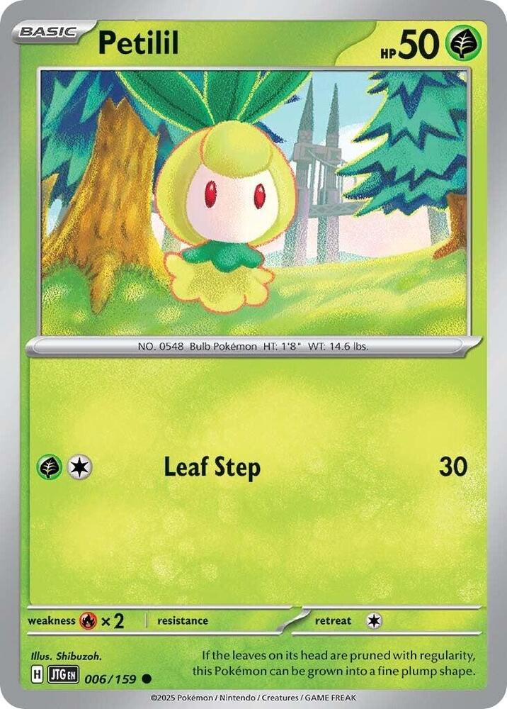 Pokemon Petilil 6/159 Journey Together