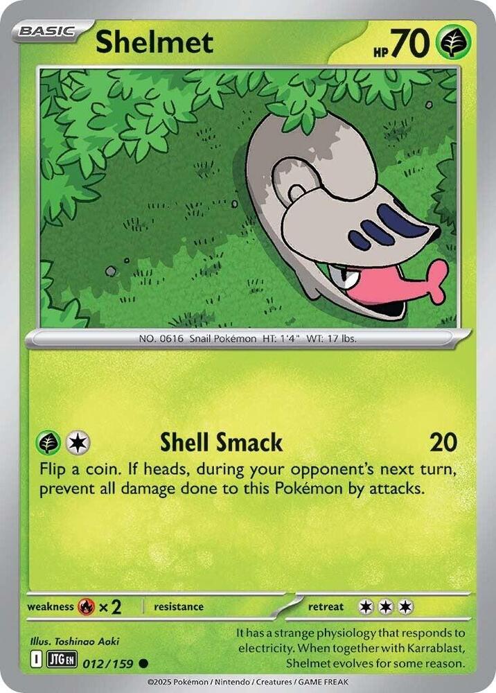 Pokemon Shelmet 12/159 Journey Together