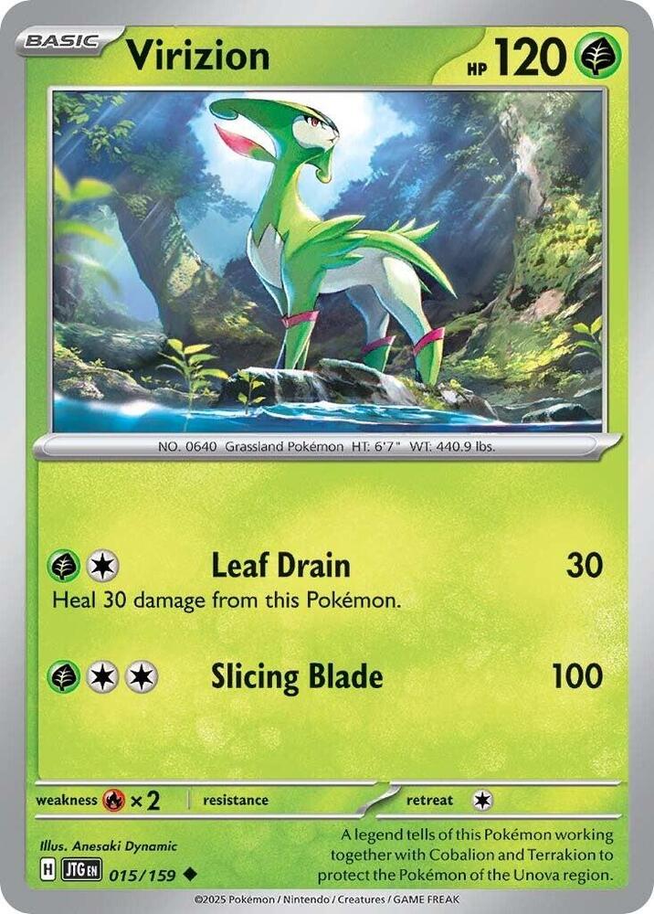 Pokemon Virizion 15/159 Journey Together