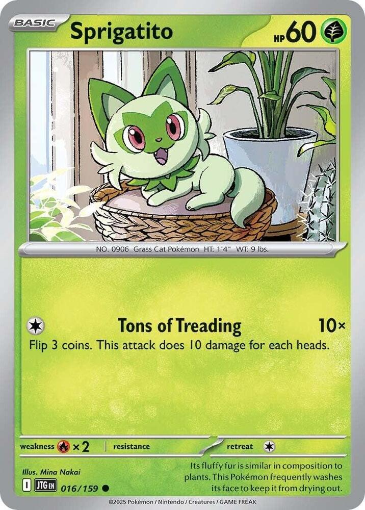 Pokemon Sprigatito 16/159 Journey Together