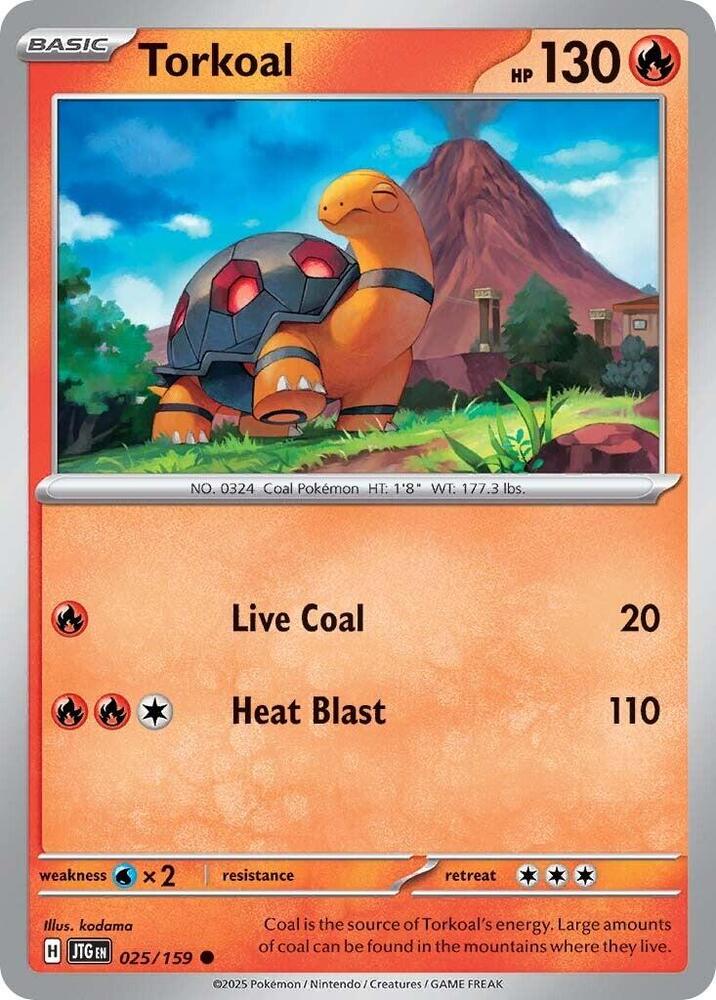 Pokemon Torkoal 25/159 Journey Together