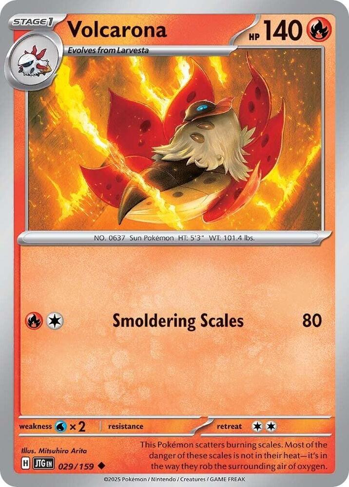 Pokemon Volcarona 29/159 Journey Together