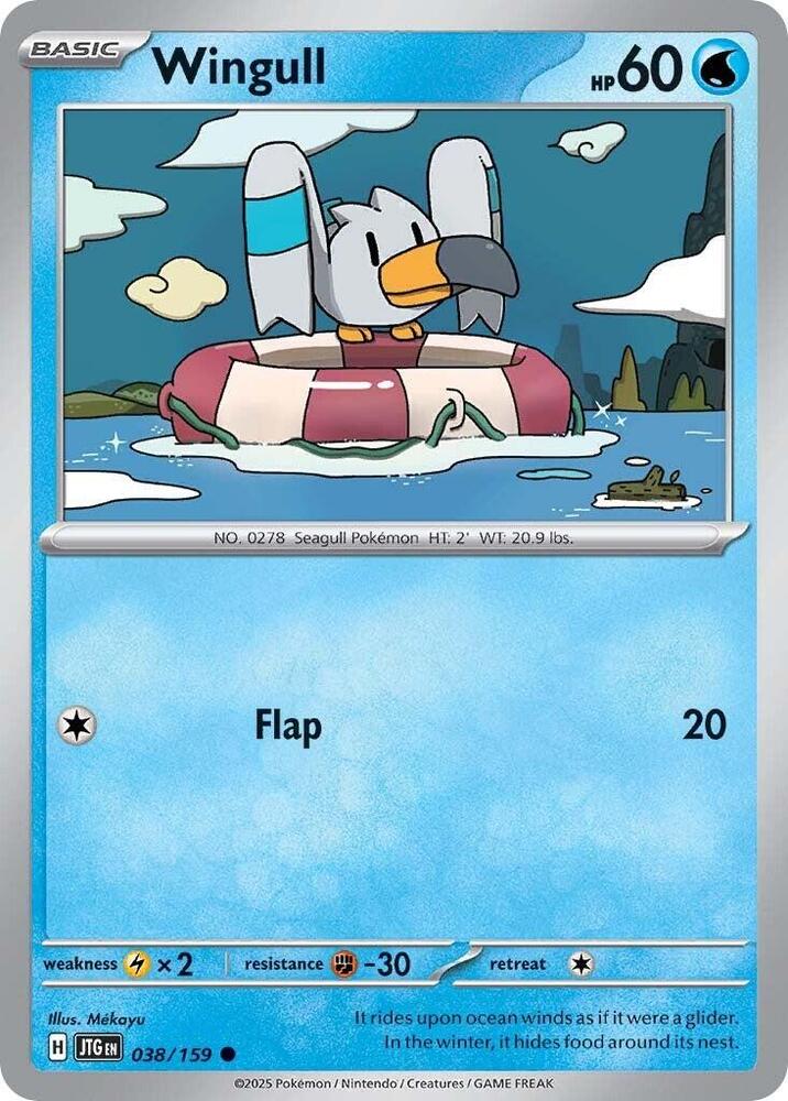 Pokemon Wingull 38/159 Journey Together