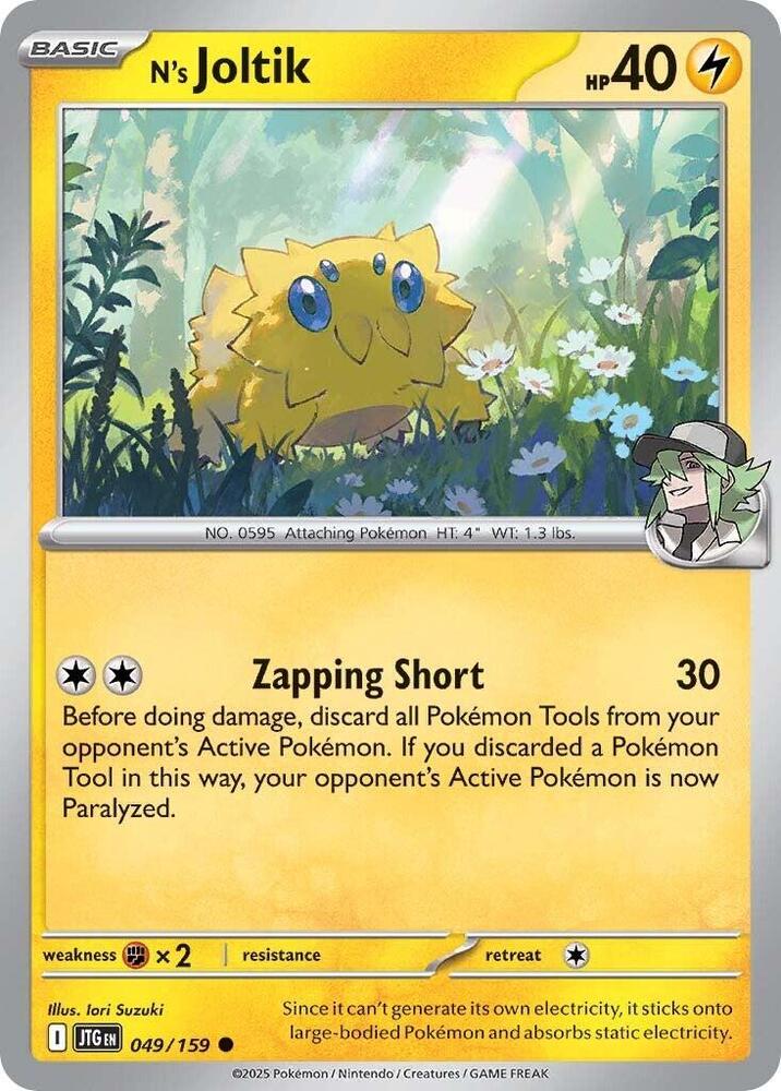 Pokemon N's Joltik 49/159 Journey Together