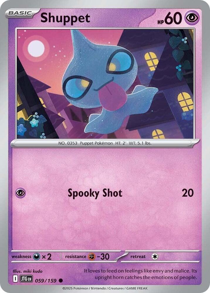 Pokemon Shuppet 59/159 Journey Together