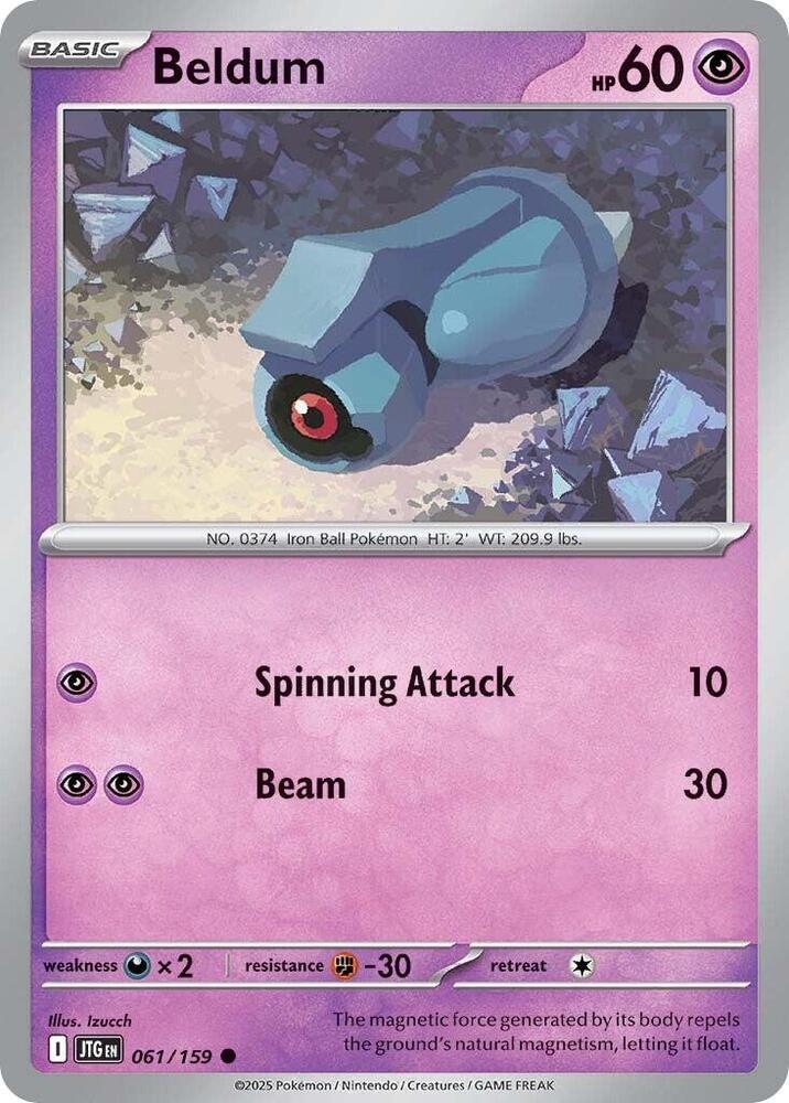 Pokemon Beldum 61/159 Journey Together
