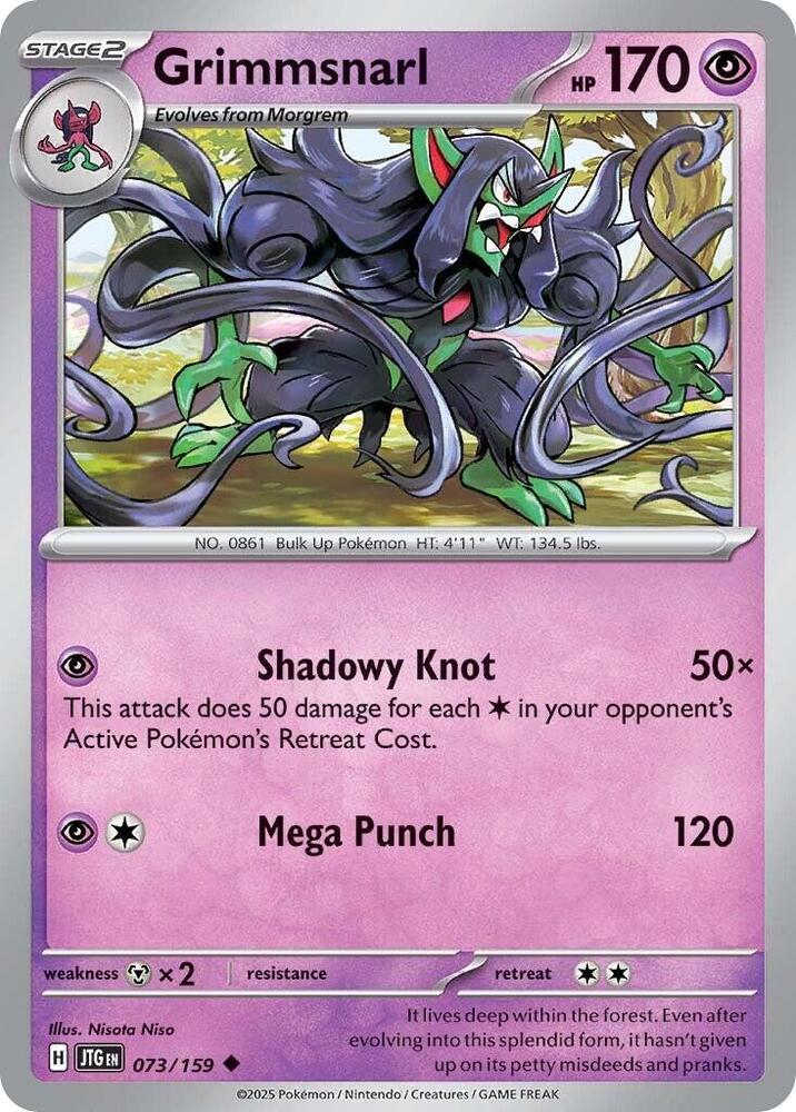 Pokemon Grimmsnarl 73/159 Journey Together