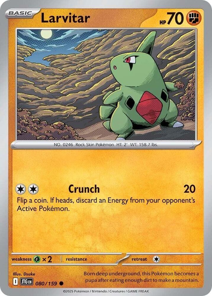 Pokemon Larvitar 80/159 Journey Together