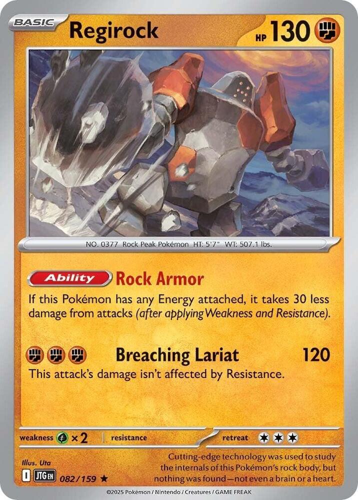 Pokemon Regirock 82/159 Journey Together