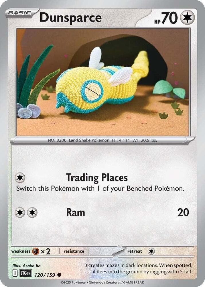 Pokemon Dunsparce 120/159 Journey Together