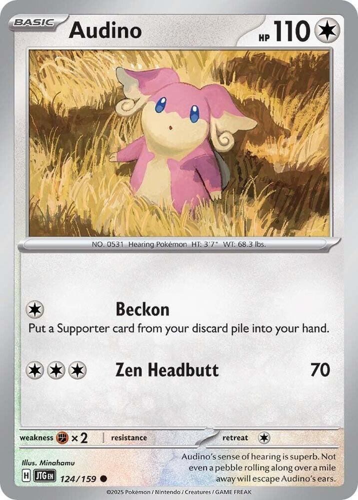 Pokemon Audino 124/159 Journey Together