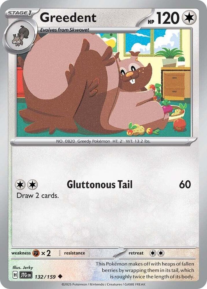 Pokemon Greedent 132/159 Journey Together