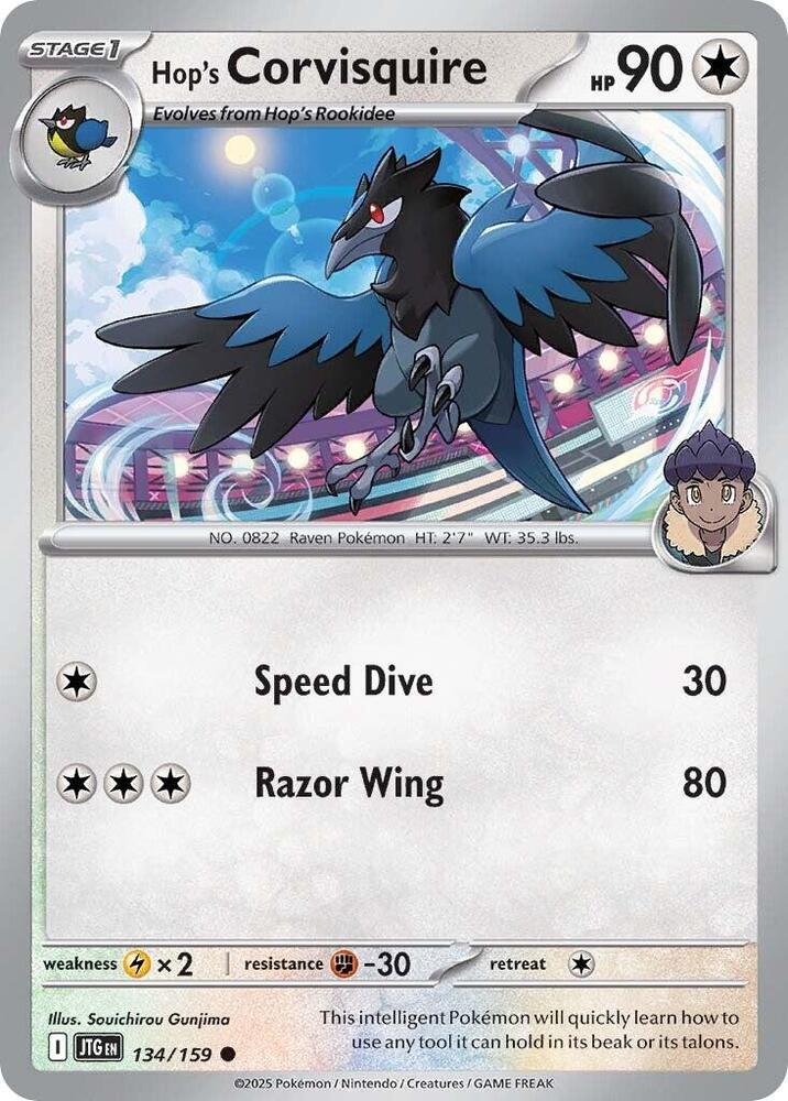 Pokemon Hop's Corvisquire 134/159 Journey Together