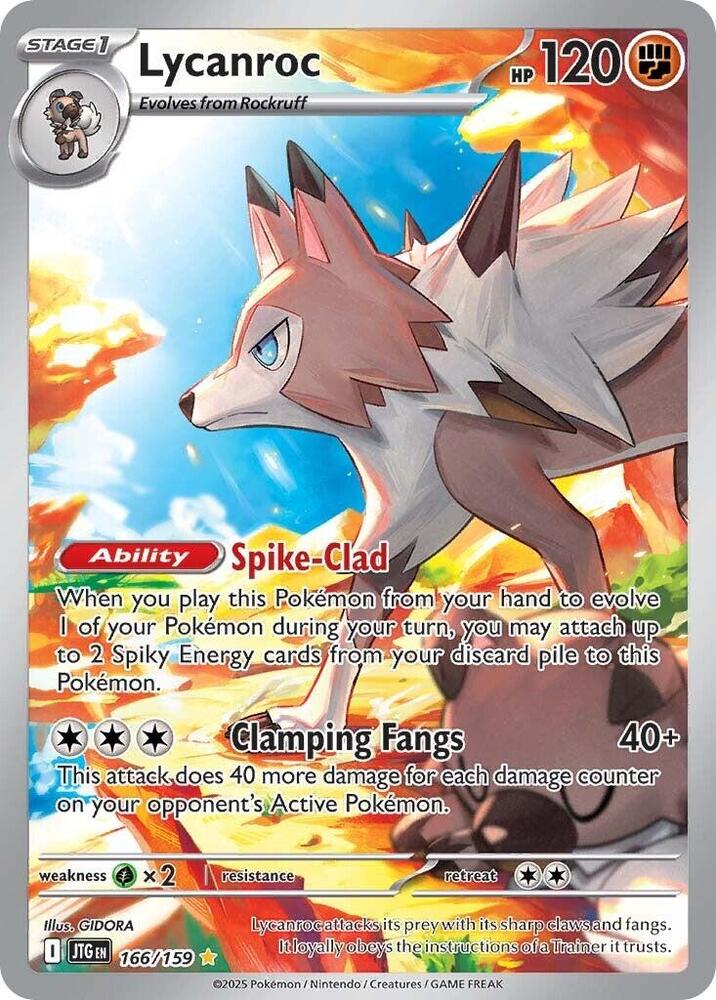 Pokemon Lycanroc 166/159 Journey Together