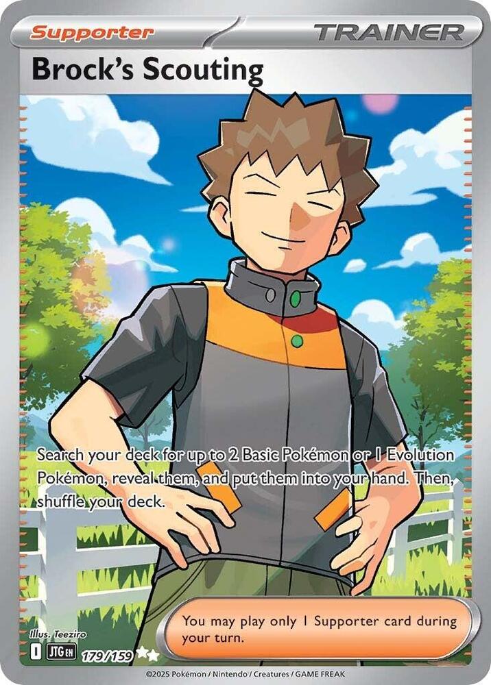Pokemon Brock's Scouting 179/159 Journey Together
