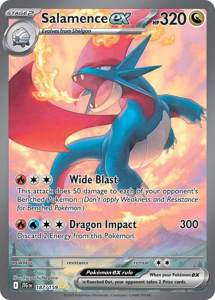 Pokemon Salamence ex 187/159 Journey Together