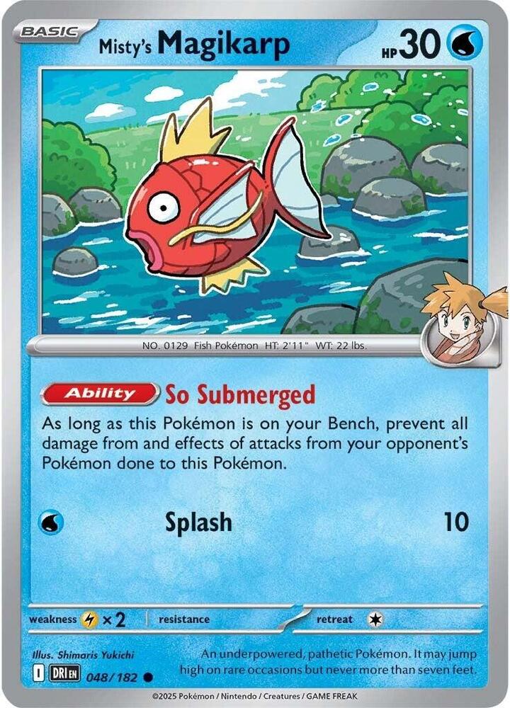 Pokemon Misty's Magikarp 48/182 Destined Rivals
