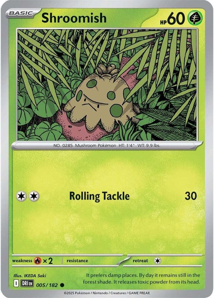 Pokemon Shroomish 5/182 Destined Rivals
