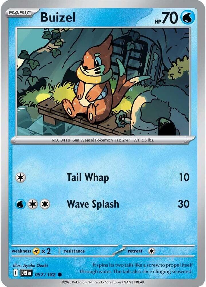 Pokemon Buizel 57/182 Destined Rivals