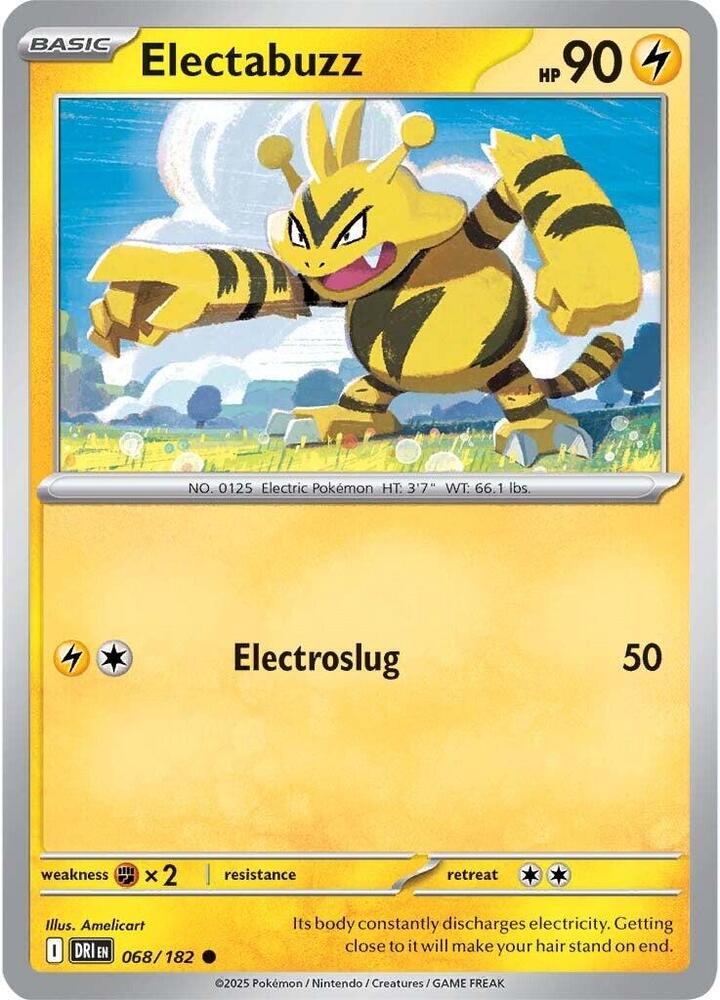 Pokemon Electabuzz 68/182 Destined Rivals