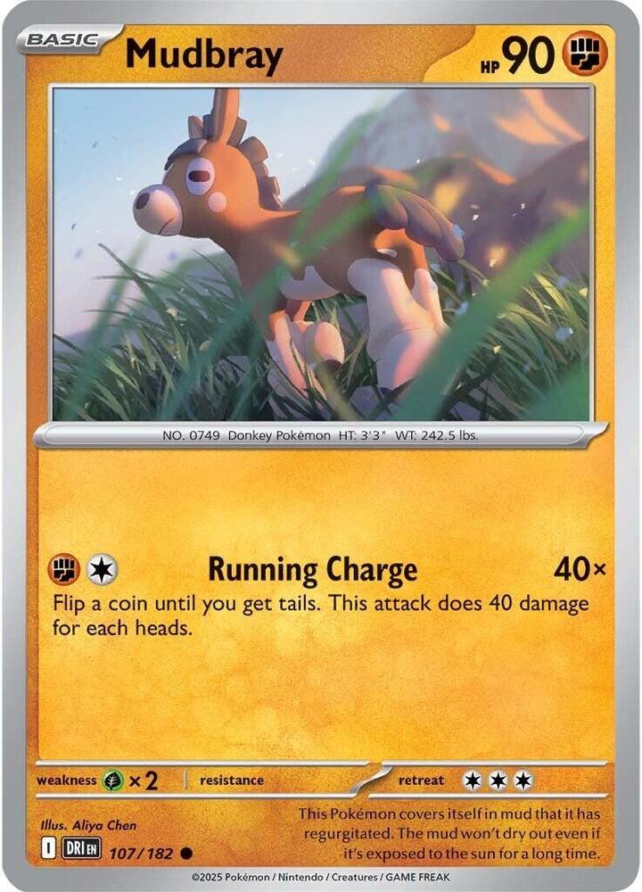 Pokemon Mudbray 107/182 Destined Rivals
