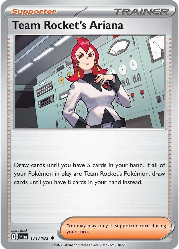 Pokemon Team Rocket's Ariana 171/182 Destined Rivals