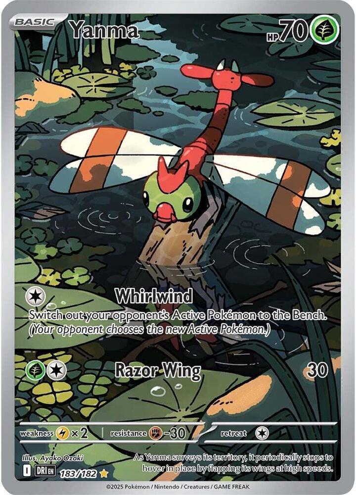 Pokemon Yanma 183/182 Destined Rivals