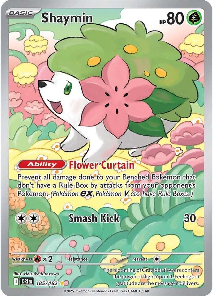 Pokemon Shaymin 185/182 Destined Rivals