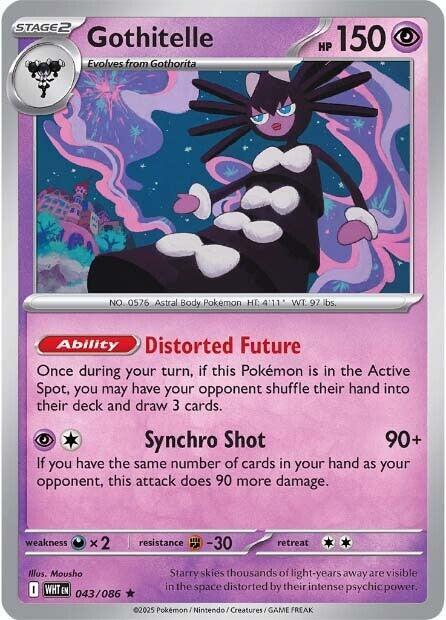 Pokemon Gothitelle 43/86 White Flare