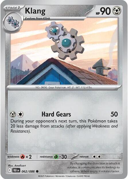 Pokemon Klang (Poké Ball) 62/86 Black Bolt