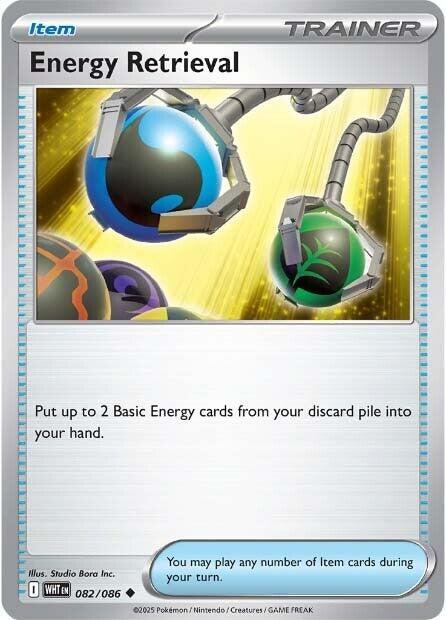 Pokemon Energy Retrieval 82/86 White Flare
