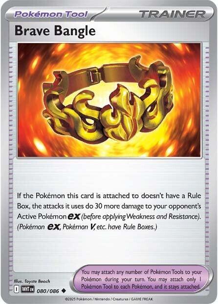 Pokemon Brave Bangle (Poké Ball) 80/86 White Flare