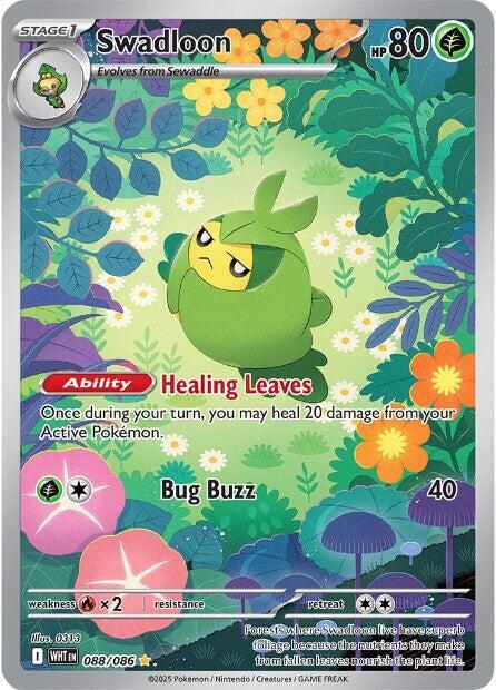 Pokemon Swadloon 88/86 White Flare